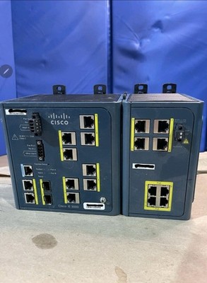 ¥CISCO IE-3000-8TC INDUSTRIAL ETHERNET SWITCH W/ 8-PORT EXPANSION MODULE