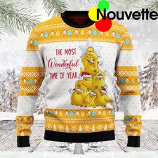 The Most Wonderful Time Of The Year Chicken Ugly Christmas Sweater