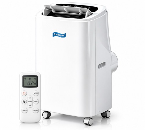 18000BTU Portable Air Conditioner Heating, Cooling, Dry, Fan 4-In-1 With Remote