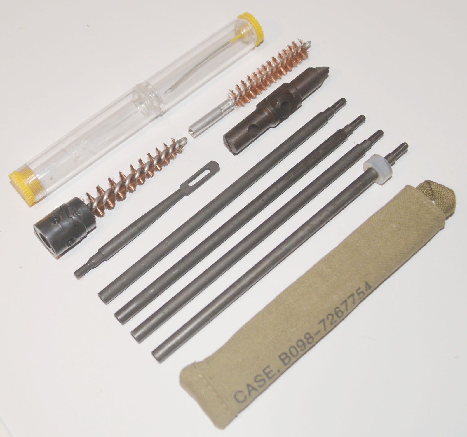 M1 Garand Buttstock Cleaning Kit Set,Oiler Brush 8-32 TPI 5P