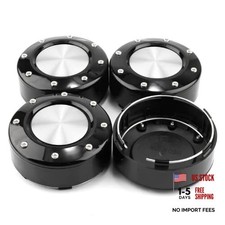 4pcs 4.02in Wheel Center Caps for Mayhem Wheel OD 4.02in / ID 3.74in Silver
