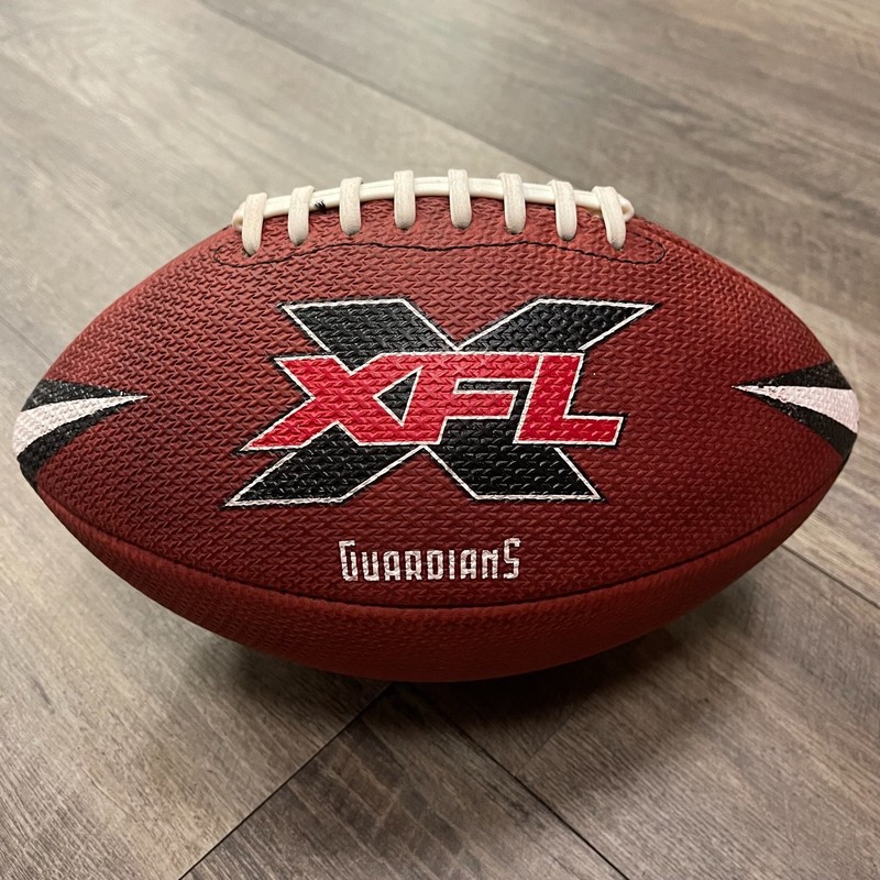 XFL NY New York Guardians Official Leather Game Ball Football 2020 - Made in USA
