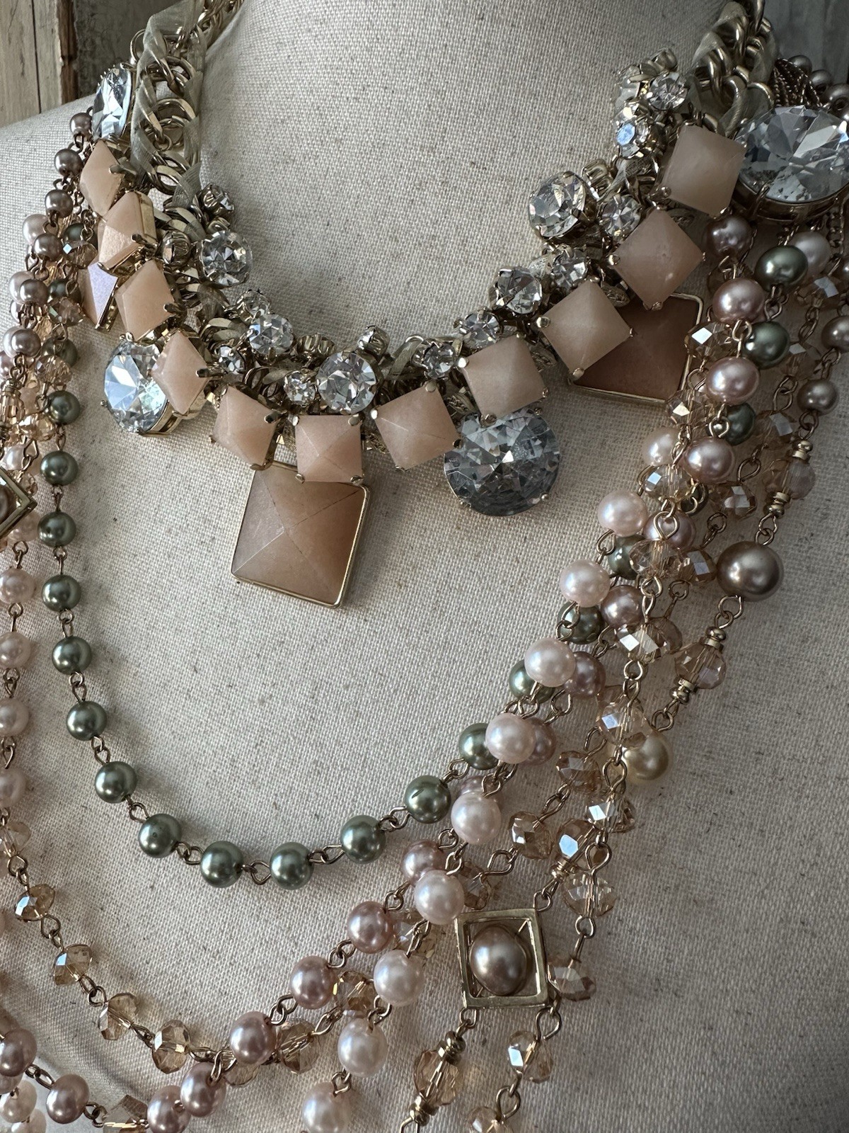 Designed Layering~2 Statement Necklaces GT Champa… - image 3