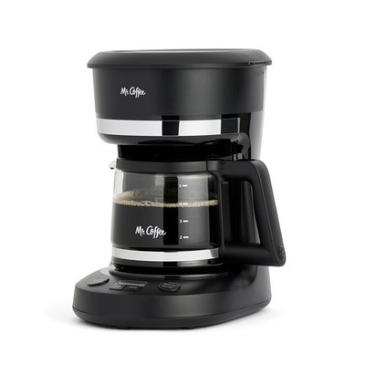Mr. Coffee 5-Cup Programmable Coffee Maker Black Drip Machine 25 oz