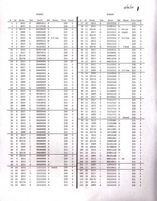 (66) List UPDATED  6/25/26 BINARY BLOWOUT MUST SEE 300+ to choose from  !!!