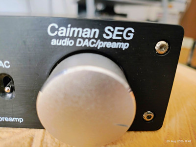 Beresford Caiman SEG Vorverstärker DAC  TC-7535 USB Koax Toslink Schwarz