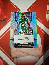 2024 Panini Prizm Football Silver Prizm Autograph Quincy Williams