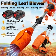Cordless Handheld Electric Leaf Blowers with 2 Battery For Snow and Dust Blower