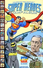 Super Heroes Stamp Album Celebrate the Century #2 VG/FN 5.0 1998 Stock Image