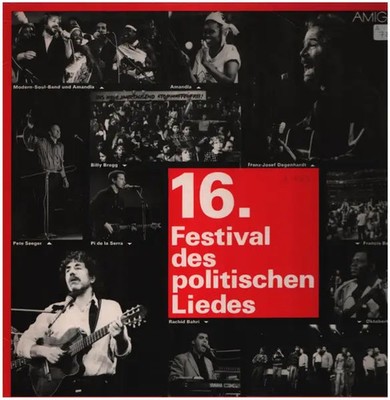LP Pete Seeger / Billy Bragg a.o. 16. Festival Des Politischen Liedes Amiga