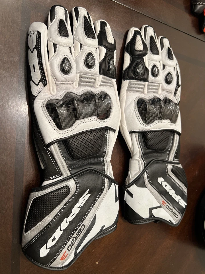 GUANTES SPIDI CARBO 3 MOTO CARRERAS TALLA L Foto 2 de 4