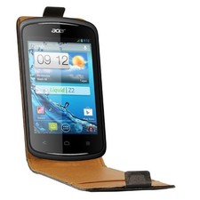 ETUI FOLIO A RABAT ACER LIQUID Z2 NOIR ECO-CUIR (PU)
