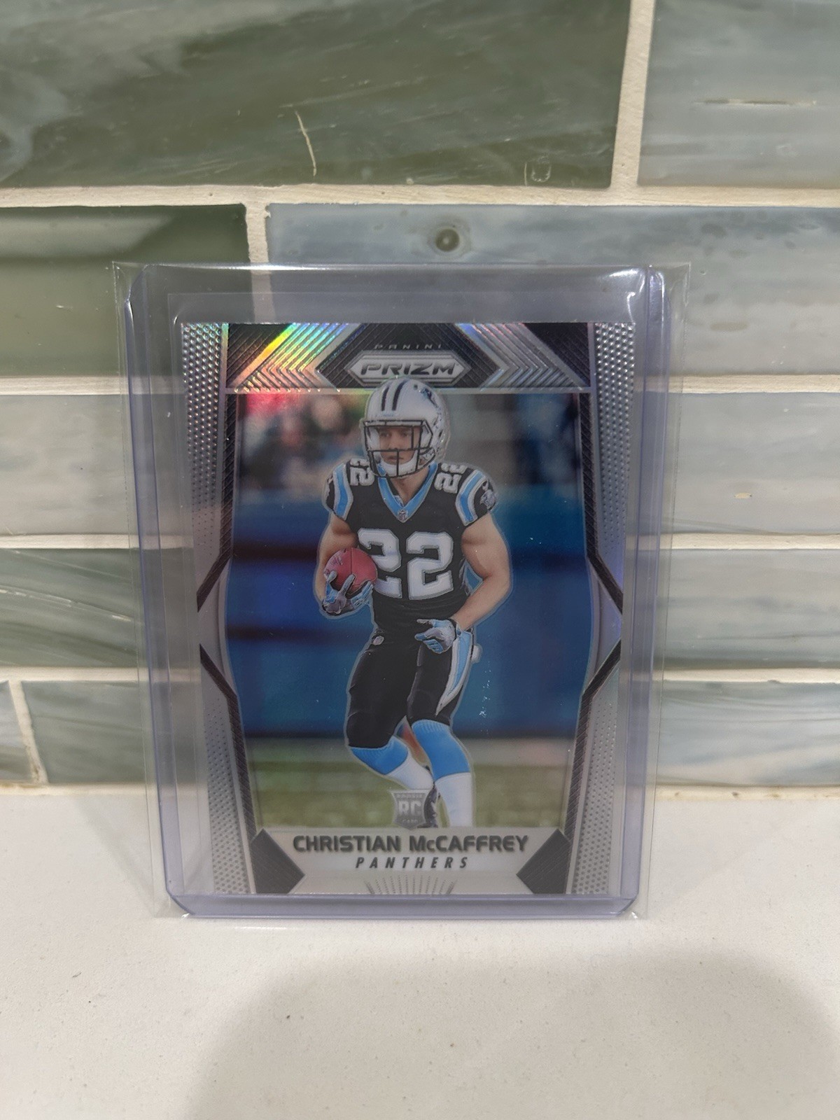 2017 Panini Prizm - Christian McCaffrey #249 Silver Prizm (RC) Rookie