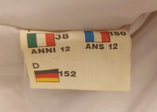 Vintage Kaos Skianzug Alter 12 Rosa Bunt 152cm 80er Retro Einteiler Abstrakt - Bild 10 von 10