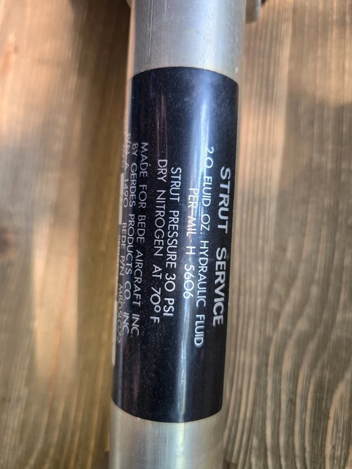 Bede BD-5 Front Landing Gear Strut & Spindle Assembly – P/N MBD5LG72 (A-1490) - Image 2 of 4