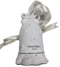 Pandora Limited Edition 2017 Porcelain Bell Christmas Ornament