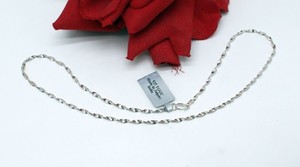Sterling Silver TGGC NWT Twist Style  Chain 3.2g 16"  Necklace CAT RESCUE