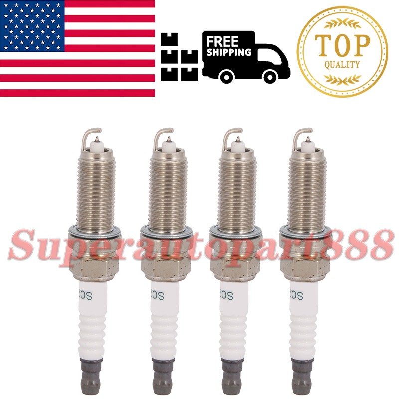 90919-T1009 4PCS Iridium Spark Plugs Fit Toyota Corolla Lexus CT200h Scion iQ xD