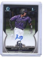 2023 Bryant Betancourt Bowman Chrome 1st Bowman Auto RC #CPA-BB (H1190)