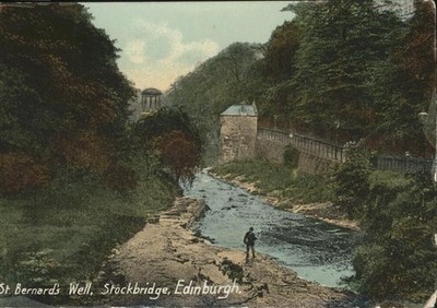 Edinburgh Scotland St. bernard`s Well