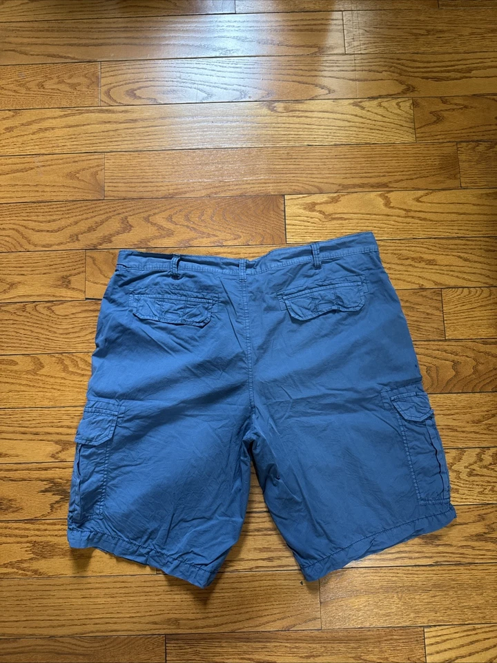 Pantalones cortos Urban Pipeline para hombre, talla 40 cargo, azul liso, frente plano Foto 2 de 2