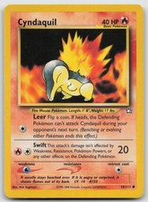 Cyndaquil (56) Unlimited Common Neo Genesis 056/111 MP on eBay