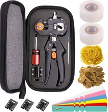 NAYE Garden Grafting Tool,Pruner Kit With Grafting Tapes Tree Tags and Rubber...