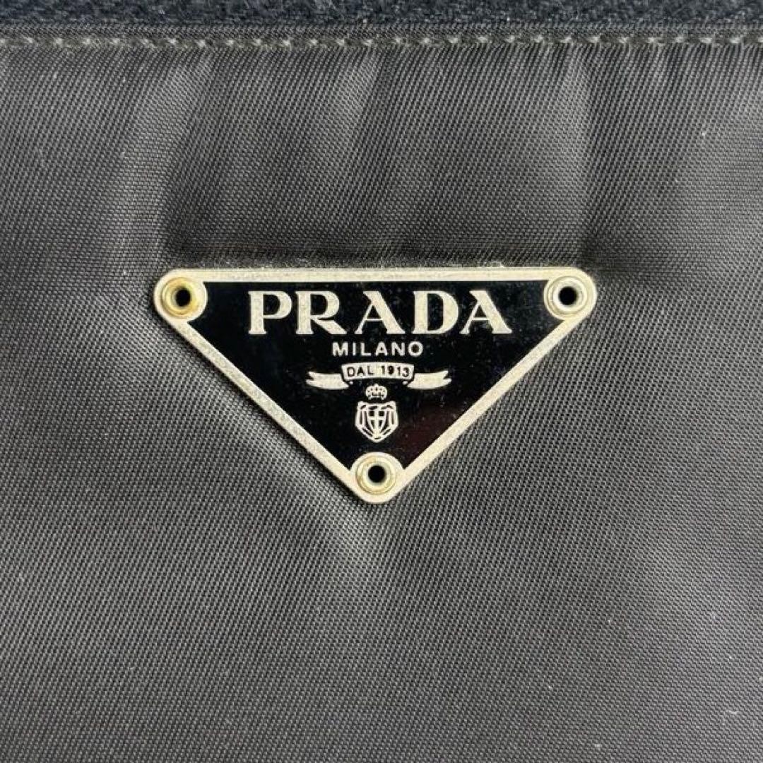 PRADA Makeup Pouch Multi Case Small Items Triangl… - image 16