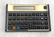 HP 12c Platinum 25th Anniversary Edition Financial Calculator Works No batteries