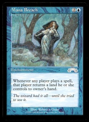 Mana Breach LP Light Play Exodus MTG [10640]