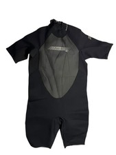 NEOSPORT Black Warm 3MM NEOPRENE SHORTY WETSUIT Summer Surf Beach Men's XS