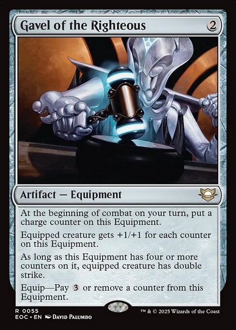Gavel of the Righteous 55 R Normal EOC MTG NM