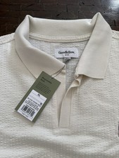 Goodfellow  Co Men's Polo Shirt, Size XL, Short Sleeve Standard Fit, Beige