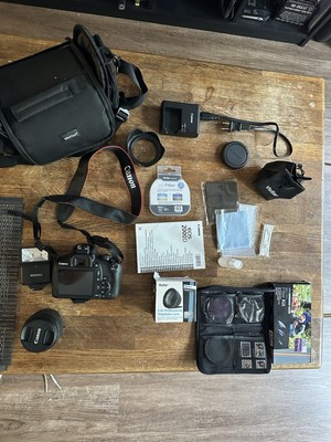 CANON EOS 2000d  + Lens Kit  + Tripod