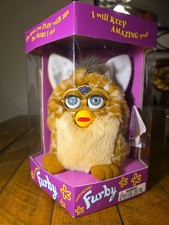 Vintage 1998 "New In Box" Tiger Furby 70-800 "Giraffe" NOS