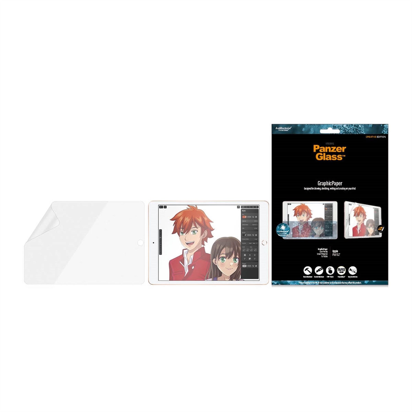 Panzer Glass Graphic Paper Case Friendly Screen Protection for ipad 10.2"" - 2733