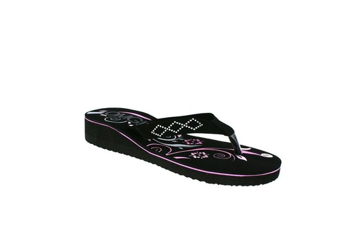 SANDALIAS DE MUJER SEÑORA TACÓN BAJO CUÑA VERANO PLAYA CHANCLAS TANGA ZAPATOS TALLA - Imagen 12 de 27