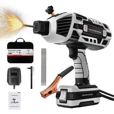 TRQWH Portable Stick Welder Kit, 110V 120A ARC Welder for Home & Outdoor Repair