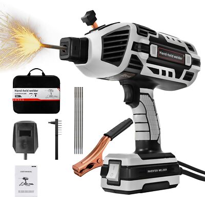 TRQWH Portable Stick Welder Kit, 110V 120A ARC Welder for Home & Outdoor Repair