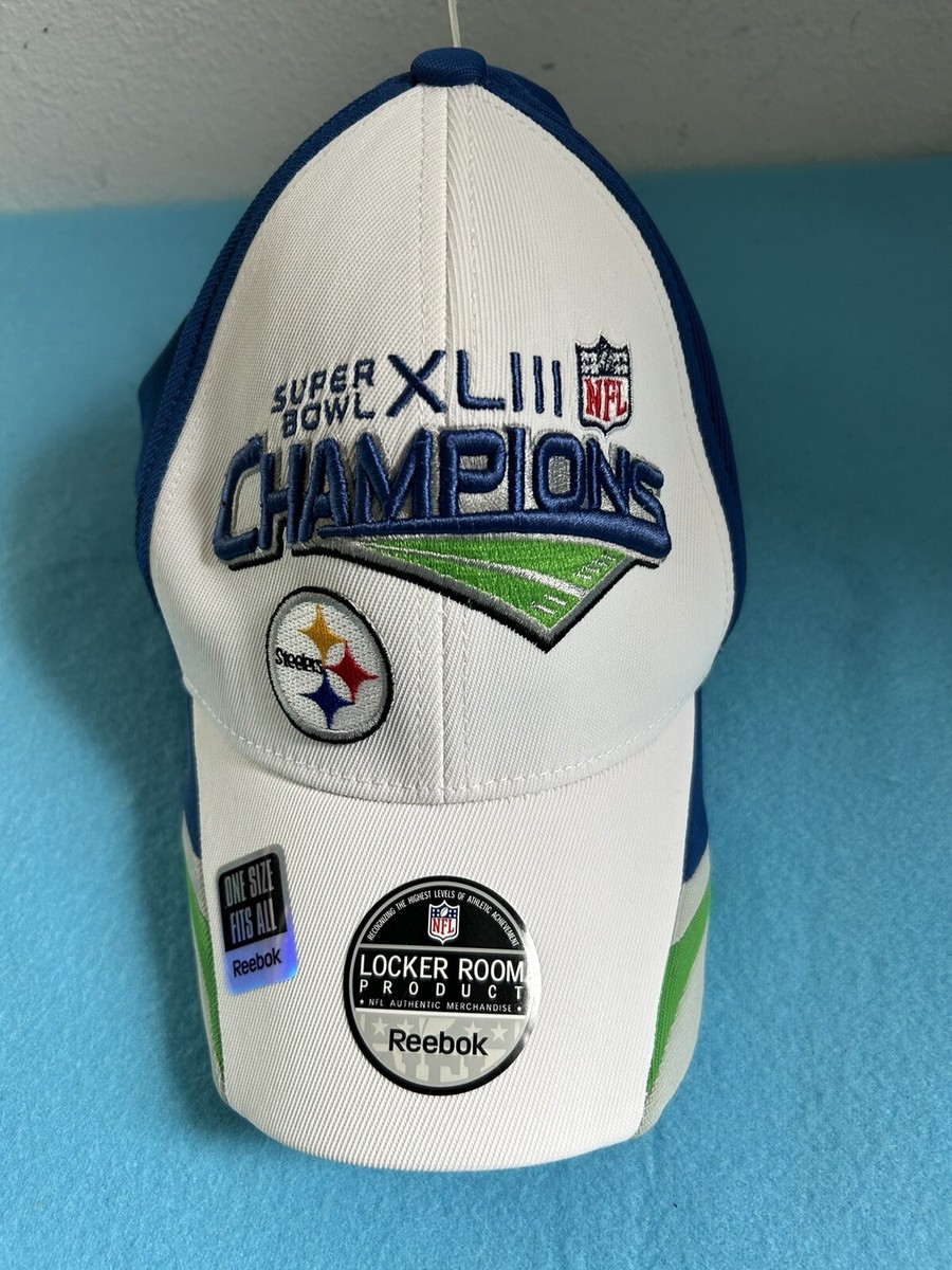 Vintage Pittsburgh Steelers Reebok Super Bowl XLIII 43 NFL