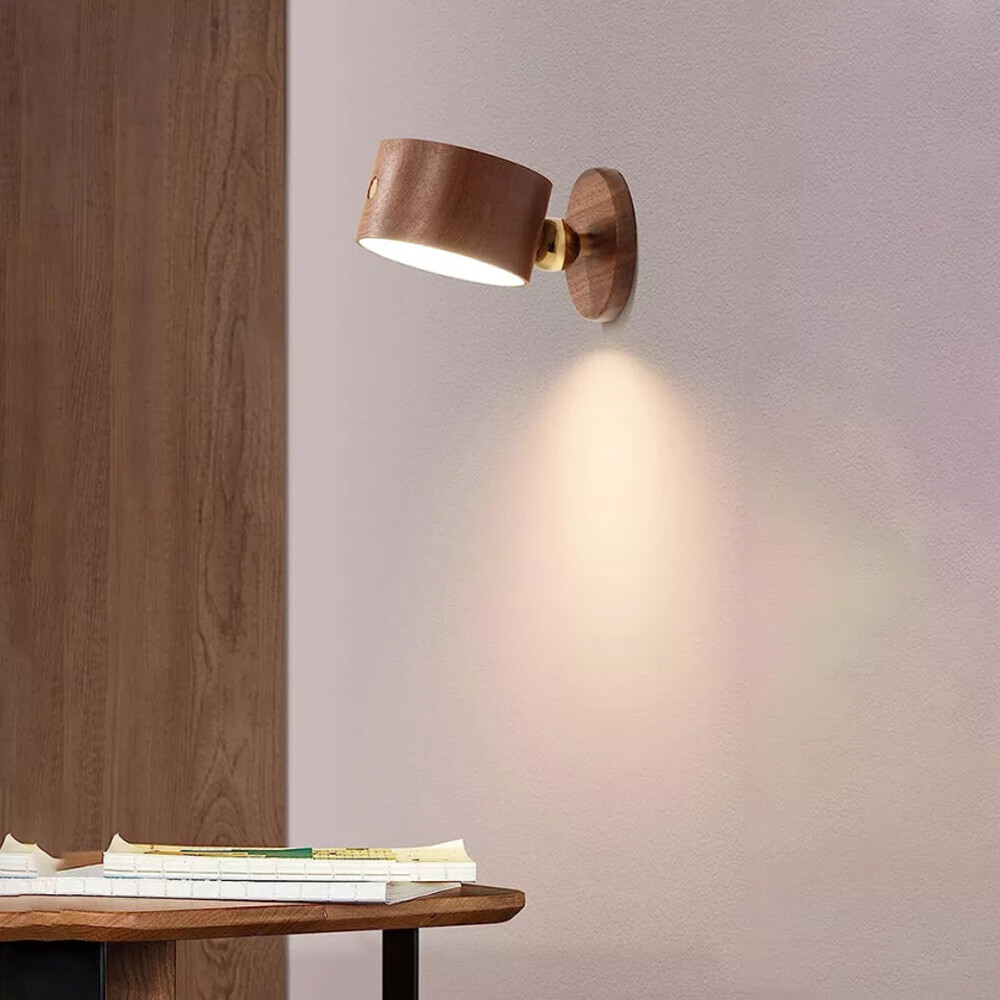 USB rechargeable touch magnetic LED nightlight bedside lamp for cozy ambiance  