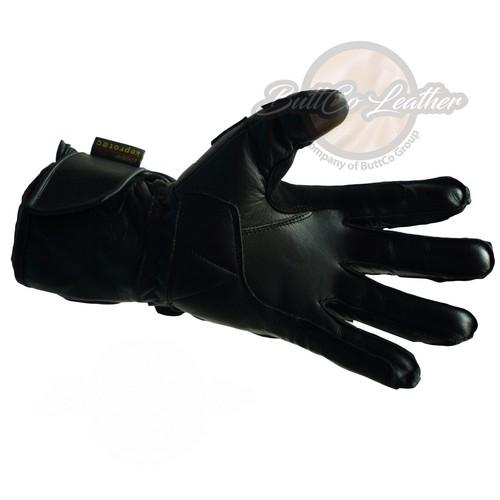 Premium Motociclista Moto Guantes Blindado Cuero LEATHER para Track Day - Picture 25 of 38