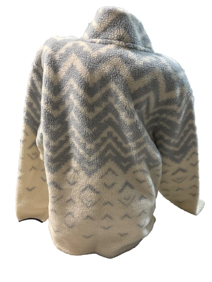 Jersey Sherpa Victoria’s Secret Rosa Media Cremallera Talla L Foto 2 de 3