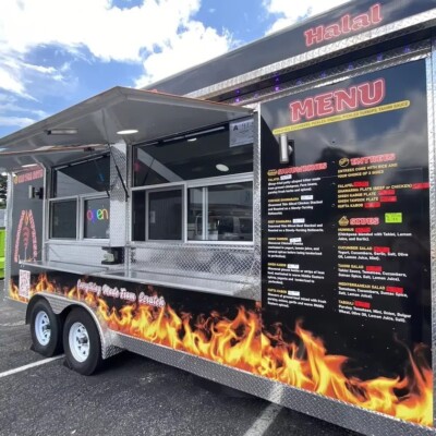 New type of street food trailer for sale: coffee van, food truck