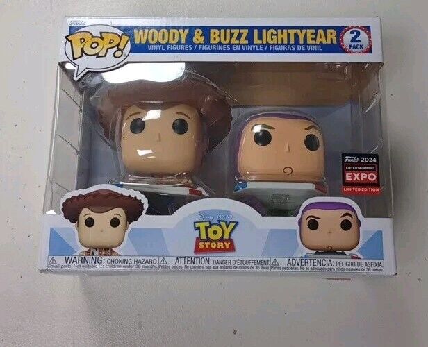 Funko Pop! Vinyl: Pixar - Woody & Buzz Lightyear 2-Pack Funko Pop! Vinyl: Pixar - Woody & Buzz Lightyear 2-Pack