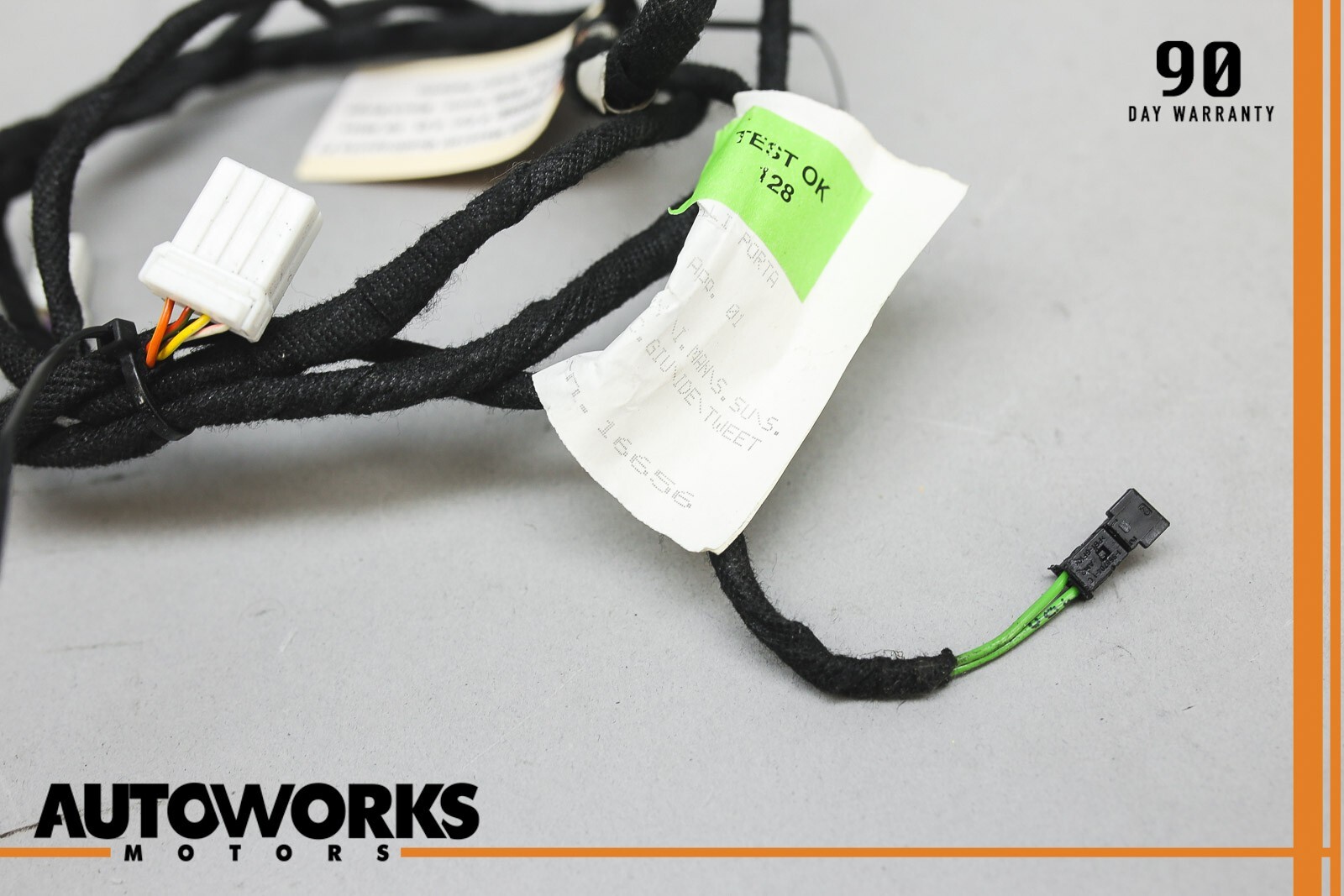 04-08 Maserati Quattroporte M139 Front Right Side Door Wire Wiring Harness OEM