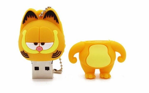 2.0 16gb 32gb 64gb 128gb 256gb Garfield Orange Cat USB Flash Thumb Drive - Picture 4 of 4