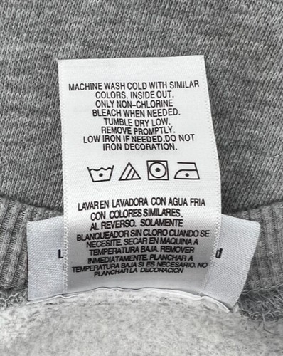 Looney Tunes Bugs Bunny Daffy Duck Gray Crop Sweatshirt Women's Size XS - Picture 6 of 6