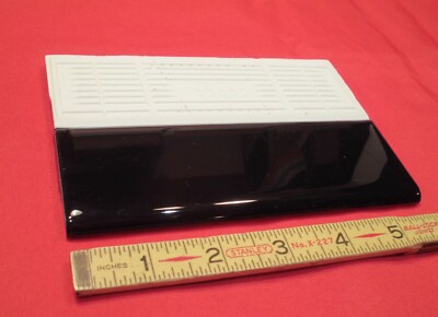 American Olean Mexico Bright Black Gloss Ceramic 1 Bullnose Wall Tile 6 X 2 inch