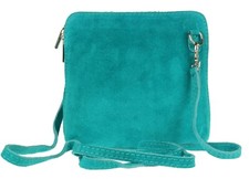 Genuine Suede Cross Body Shoulder Bag